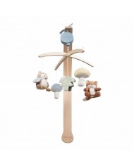 Mobile musicale en bois Forest friends