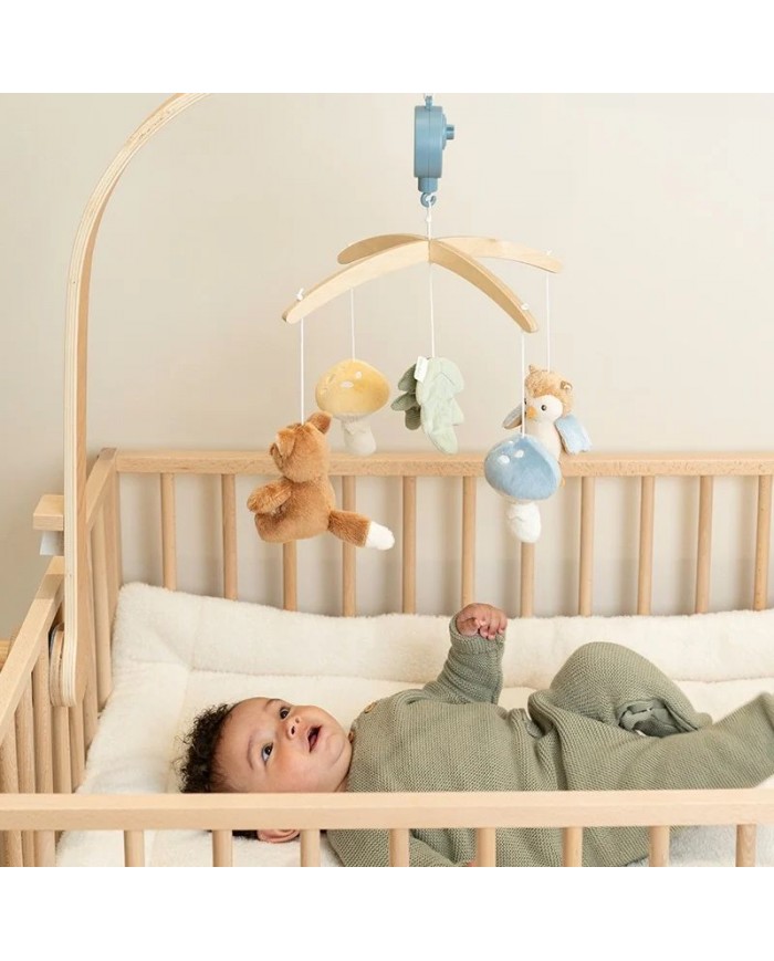 Mobile musicale en bois Forest friends