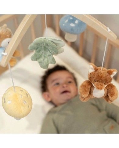 Mobile musicale en bois Forest friends