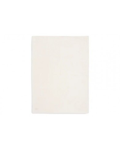 Couverture 75x100cm Basic Knit Ivory/Coral fleece