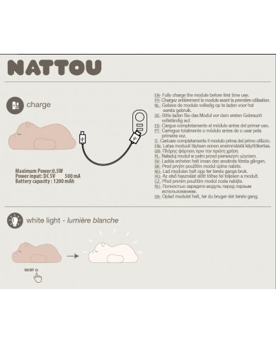 Veilleuse Hippopotame