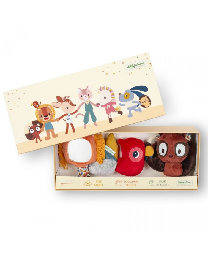Set de découvertes sensorielles Jack le lion