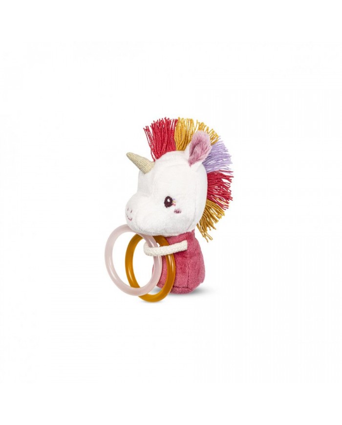 Mini-hochet Lena la licorne