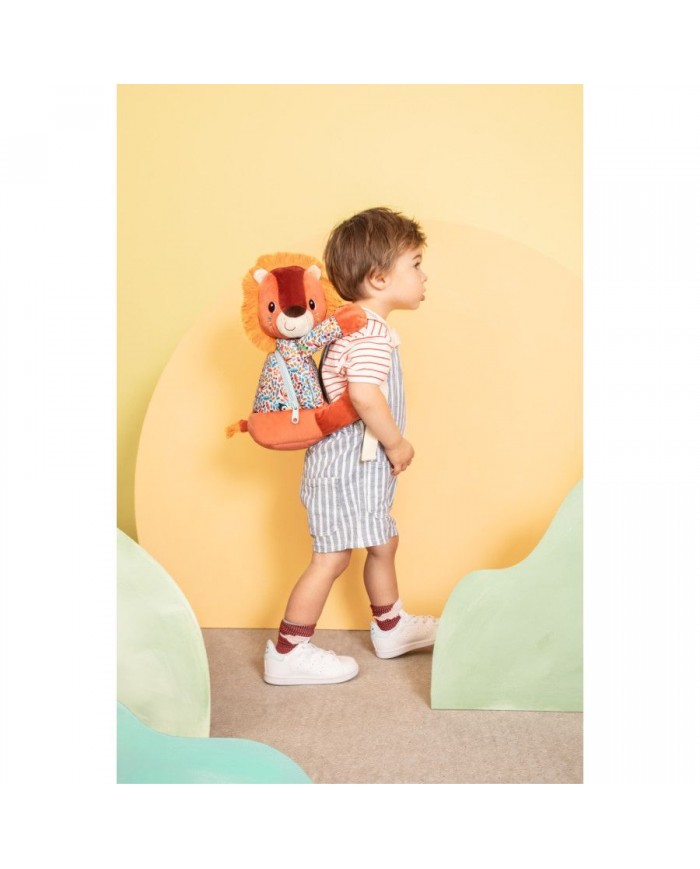 Sac à dos doux Jack le lion