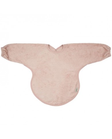 Bavoir à manches - Misty rose