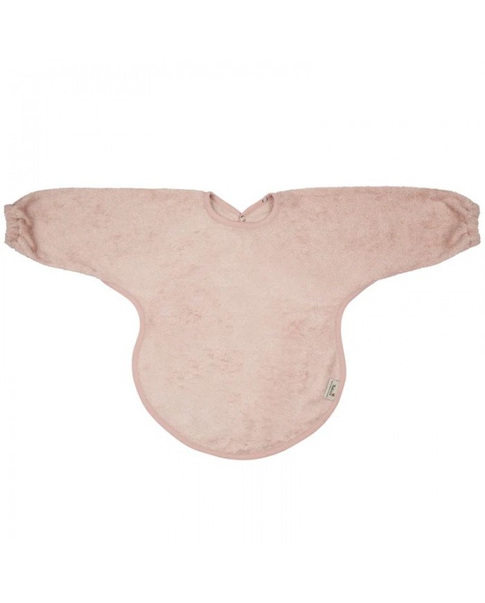 Bavoir à manches - Misty rose