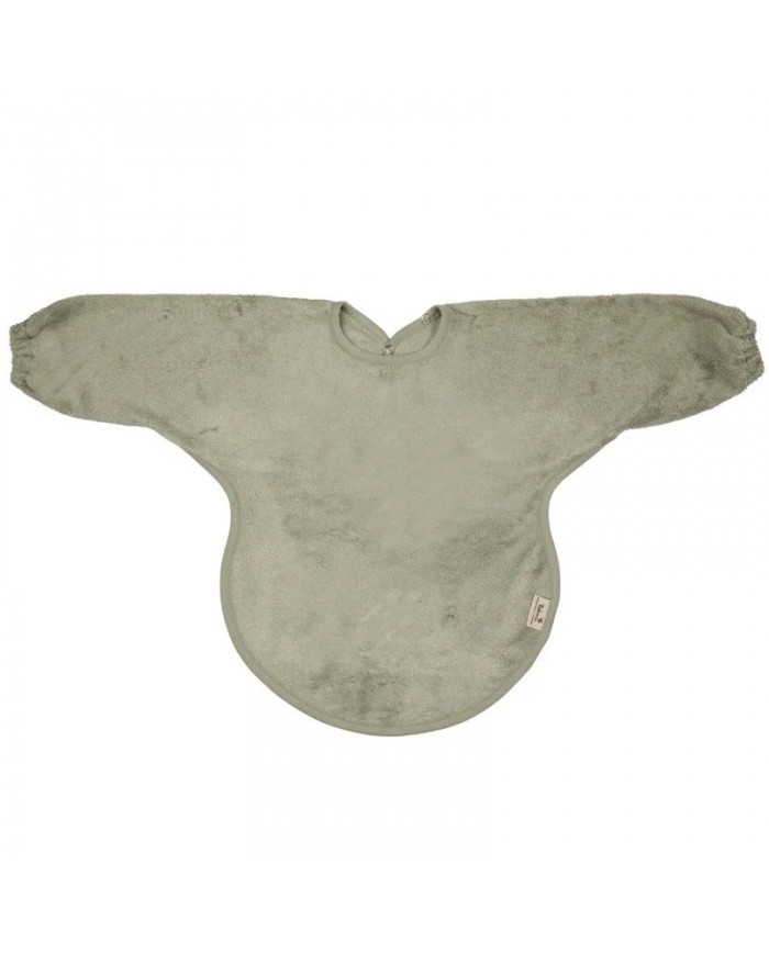 Bavoir à manches - Whisper green