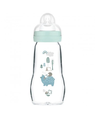 Biberon en verre 260 ml - 2mois+ - Matt Sage
