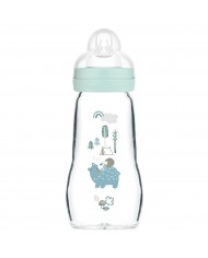 Biberon en verre 260 ml - 2mois+ - Matt Sage