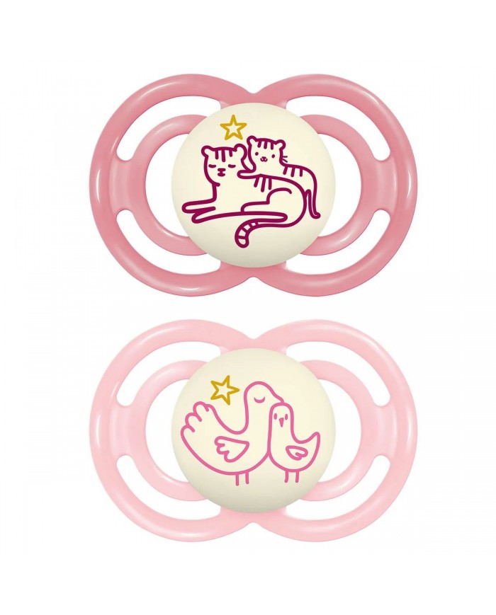 Sucettes Perfect - Night - 6-16 mois - Pink