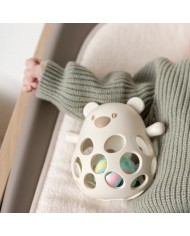 Hochet avec balle - Ours - Silicone argile