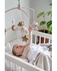 Mobiles musical Heaven clay/warm linen