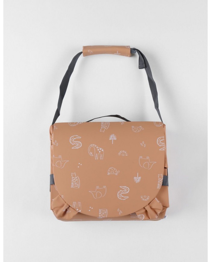 Rehausseur chaise déperlant, caramel