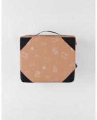 Rehausseur chaise déperlant, caramel