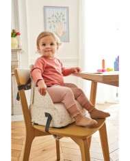 Rehausseur chaise déperlant, écru