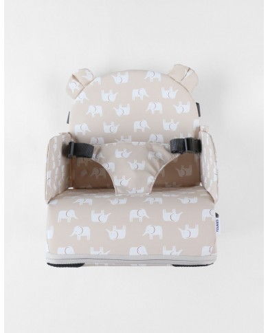 Rehausseur chaise déperlant, beige