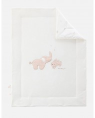 Couverture 75x100 cm en Veloudoux - Bali et Moka