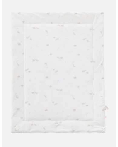 Couverture 75x100 cm en Veloudoux - Bali et Moka