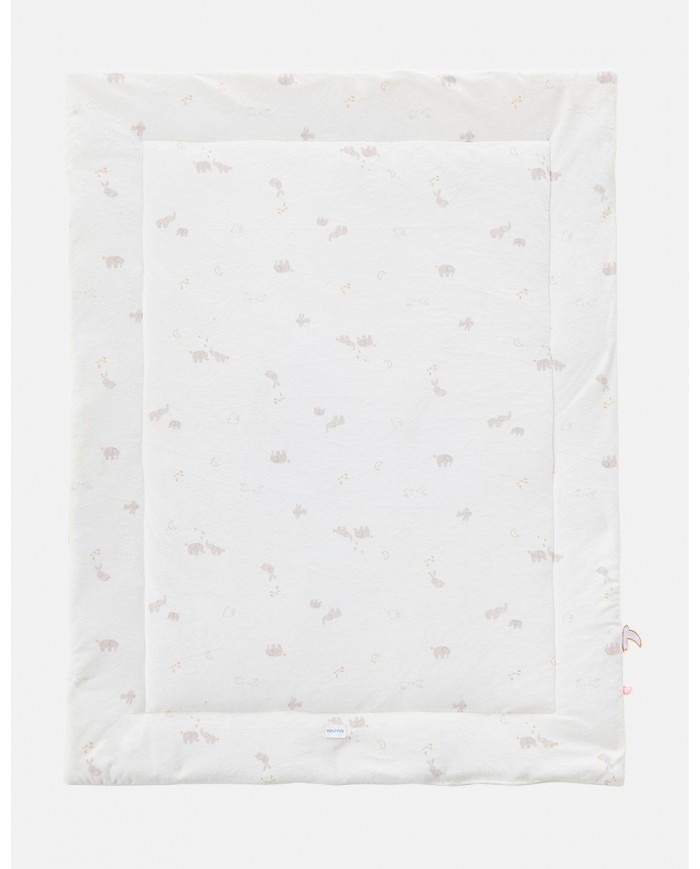 Couverture 75x100 cm en Veloudoux - Bali et Moka