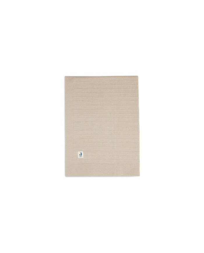 Couverture Lit de Bébé 100x150cm Pure Knit - Nougat - GOTS