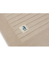 Couverture Lit de Bébé 100x150cm Pure Knit - Nougat - GOTS