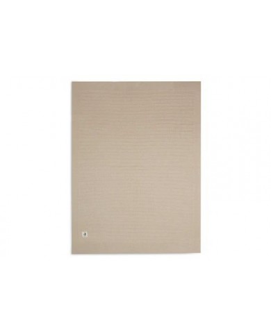 Couverture Lit de Bébé 100x150cm Pure Knit - Nougat - GOTS