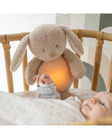 Sleepy veilleuse peluche Lapin teddy beige