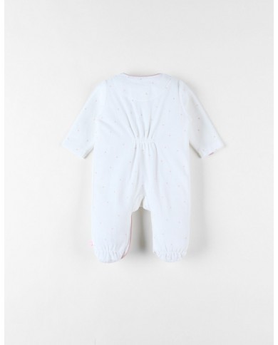 Pyjama Popsie en velours, écru