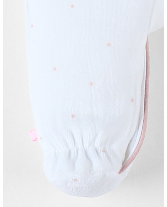 Pyjama Popsie en velours, écru