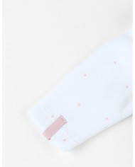 Pyjama Popsie en velours, écru