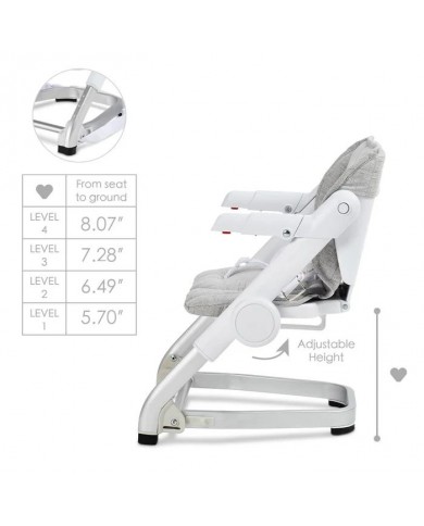 Rehausseur de chaise Feed Me - Shadow grey