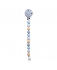 Attache sucette teddy taupe