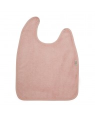 Bavoir waterproof 26x38cm - Misty rose