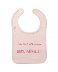 Bavoir "Si c'est comme ça je vais chez mamie" rose Bavoir "Si c'est comme ça je vais chez mamie" rose