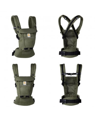 Porte-bébé Adap Softflex mesh - Olive Porte-bébé Adap Softflex mesh - Olive