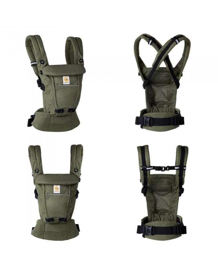 Porte-bébé Adap Softflex mesh - Olive