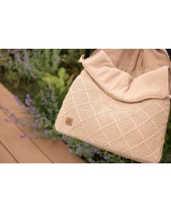 Nid d'Ange groupe 0+ 3/5 points Check Knit - Biscuit