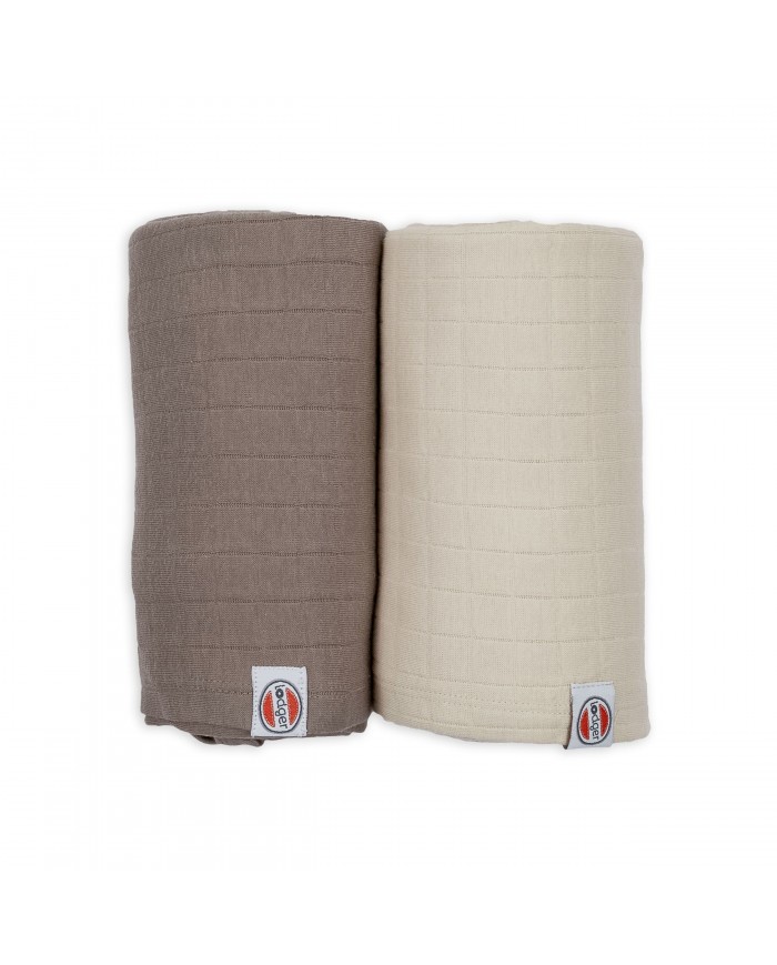 Lot de 2 tétras 110x110 cm - Birch/Buffalo