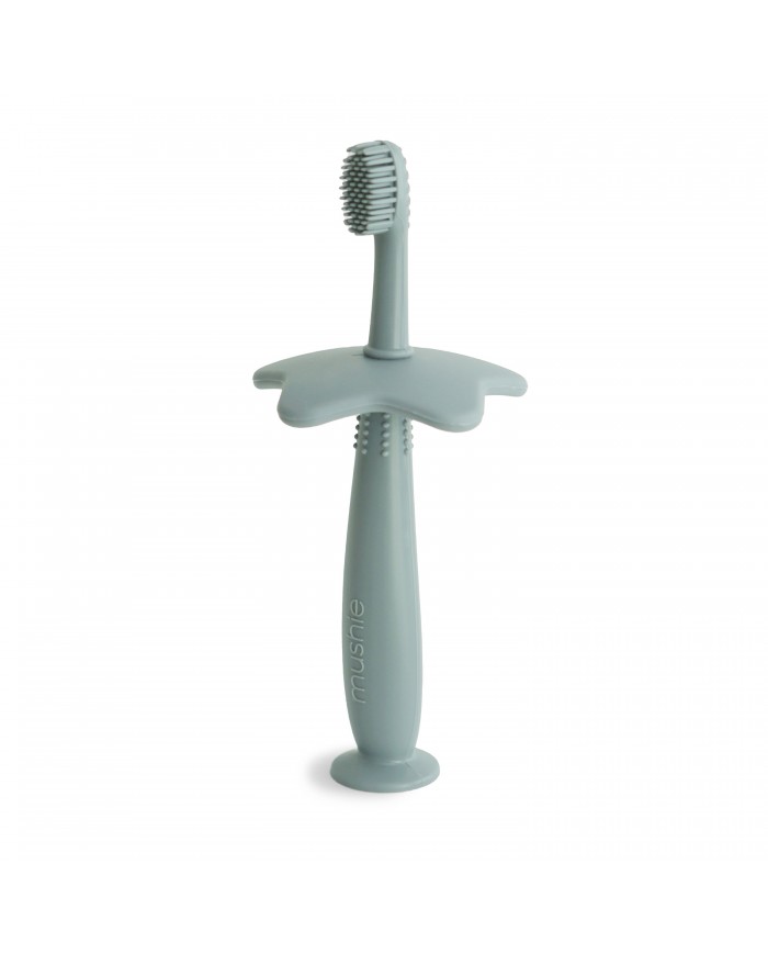 Brosse à dents silicone à ventouse Cambridge Blue