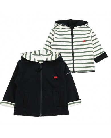 Gilet réversible à capuche Billys - Navy Gilet réversible à capuche Billys - Navy