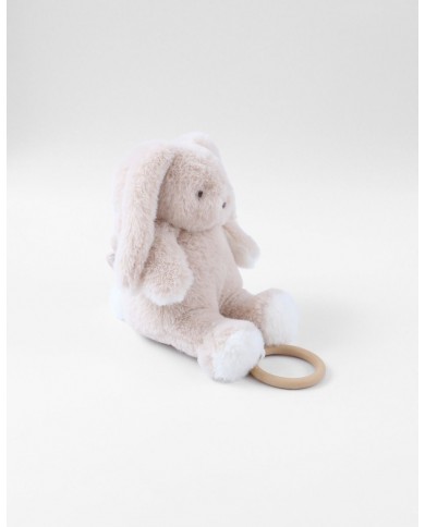 Peluche mini-musicale 20cm - Moka