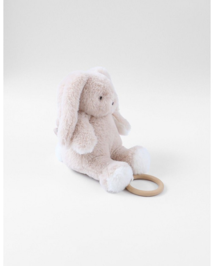 Peluche mini-musicale 20cm - Moka