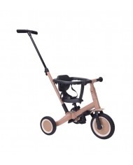 Tricycle 4 en 1 avec barre de poussée LIO - brun macchiato