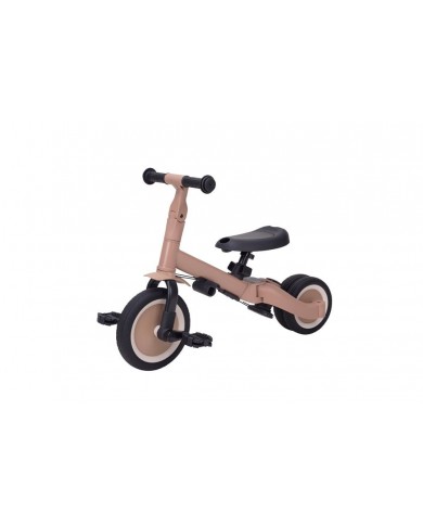 Tricycle 4 en 1 avec barre de poussée LIO - brun macchiato