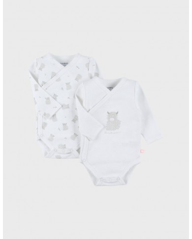 Lot de 2 bodies croisés - Fluffy, Orso & Lily Lot de 2 bodies croisés - Fluffy, Orso & Lily