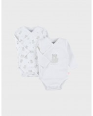 Lot de 2 bodies croisés - Fluffy, Orso & Lily Lot de 2 bodies croisés - Fluffy, Orso & Lily