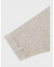 Pyjama en velours beige brodé – Orso