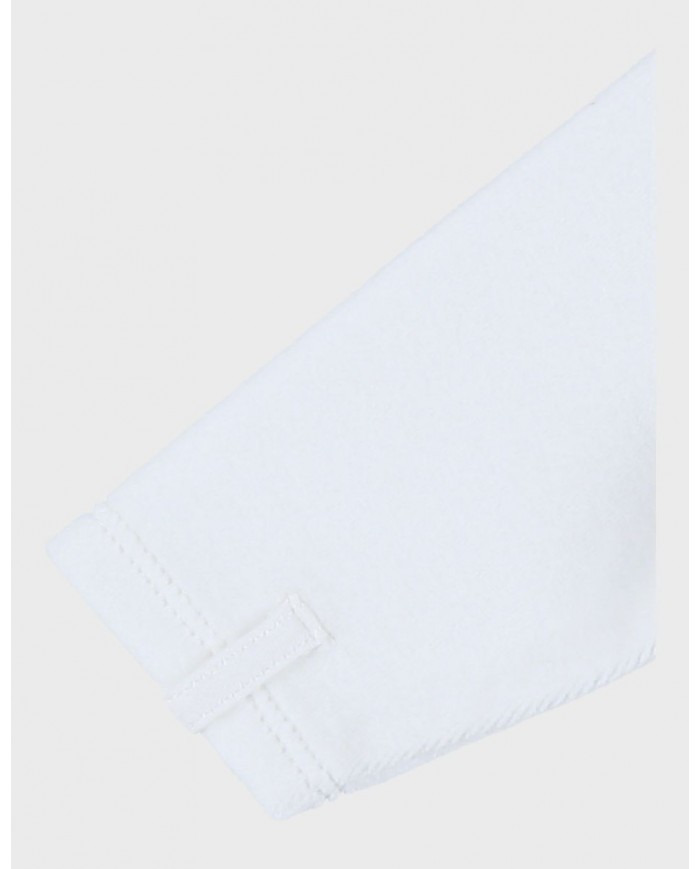 Pyjama en velours blanc brodé – Fluffy