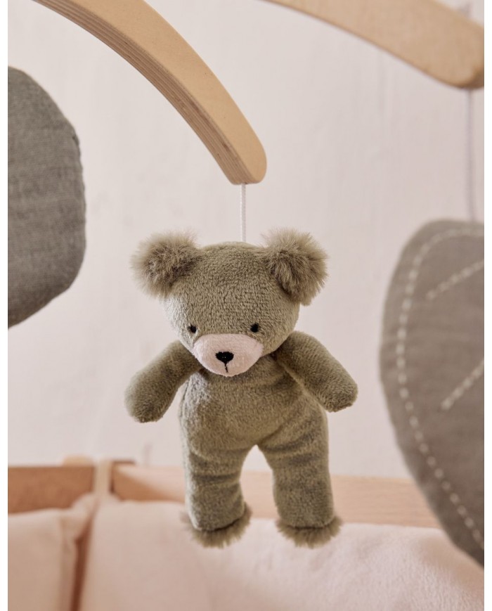 Mobile musical avec bras en bois – Orso & Fluffy