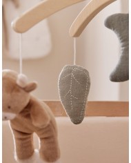 Mobile musical avec bras en bois – Orso & Fluffy